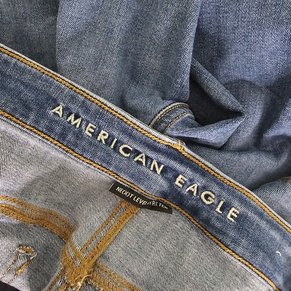 American Eagle Next Level Stretch Jegging Medium Wash Size 12 Regular - Picture 7 of 9